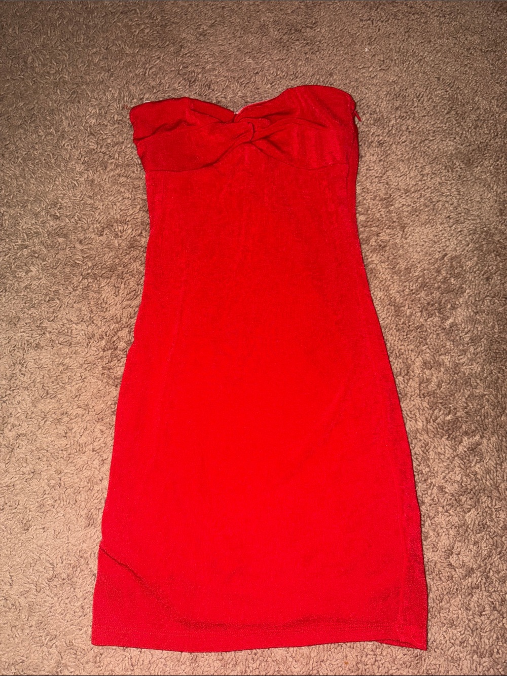 Princess Polly Strapless Red Mini Dress